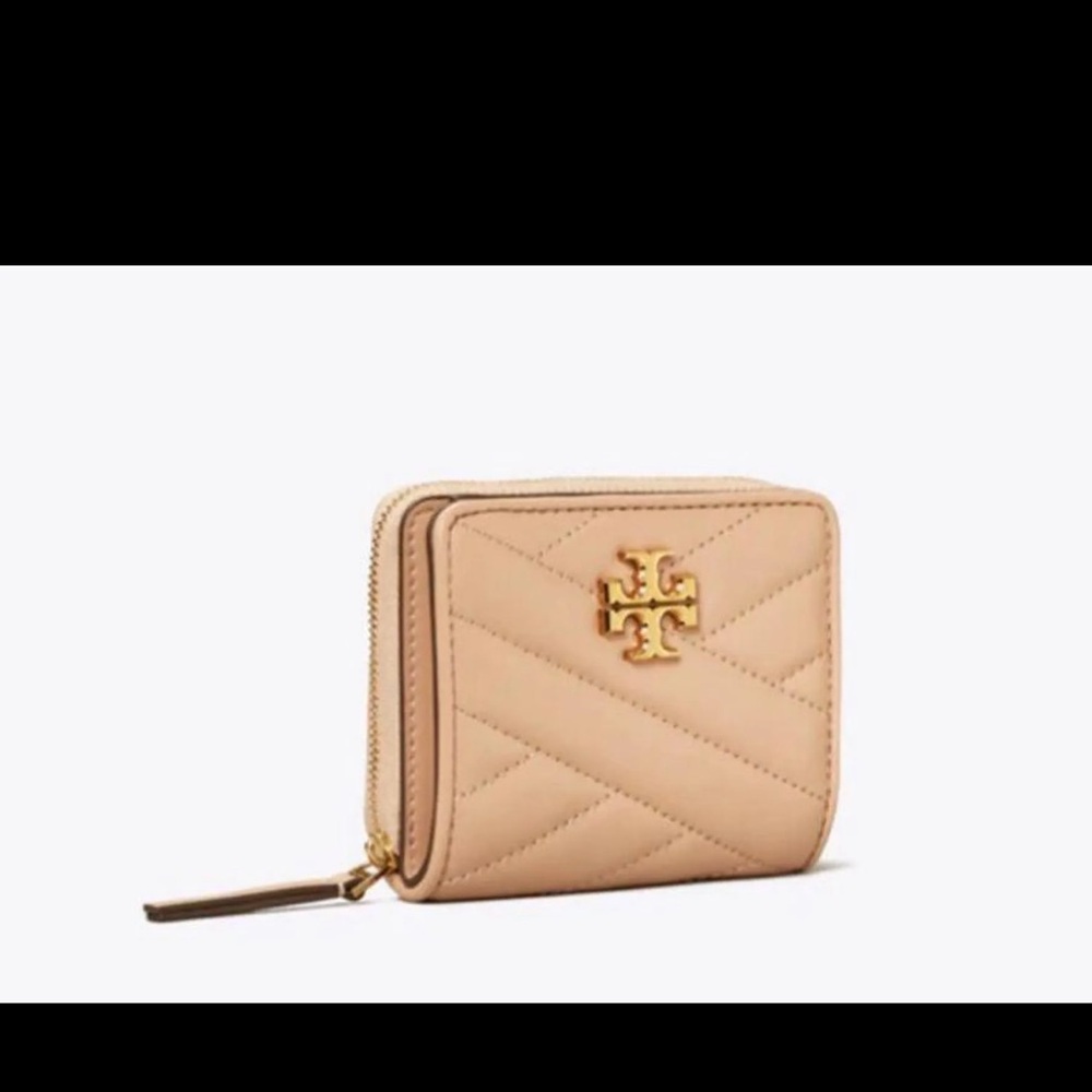 Tory Burch Tan Quilted Wallet